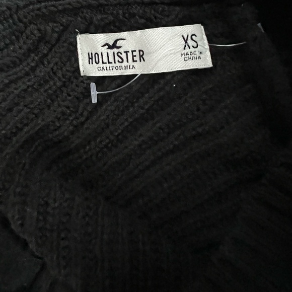 Hollister Black Open Back Sweater - Size XS - Picture 4 of 4